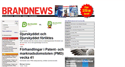 Desktop Screenshot of brandnews.se